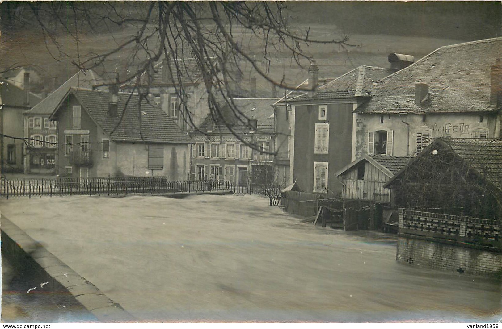 MOYENMOUTIER-carte Photo Inondations De 1919 - Autres & Non Classés