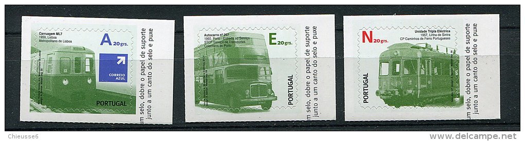 Lot 153 - B 17 - Portugal ** N° 3383 à 3385 - Transports Publics Urbains (IV) - Neufs