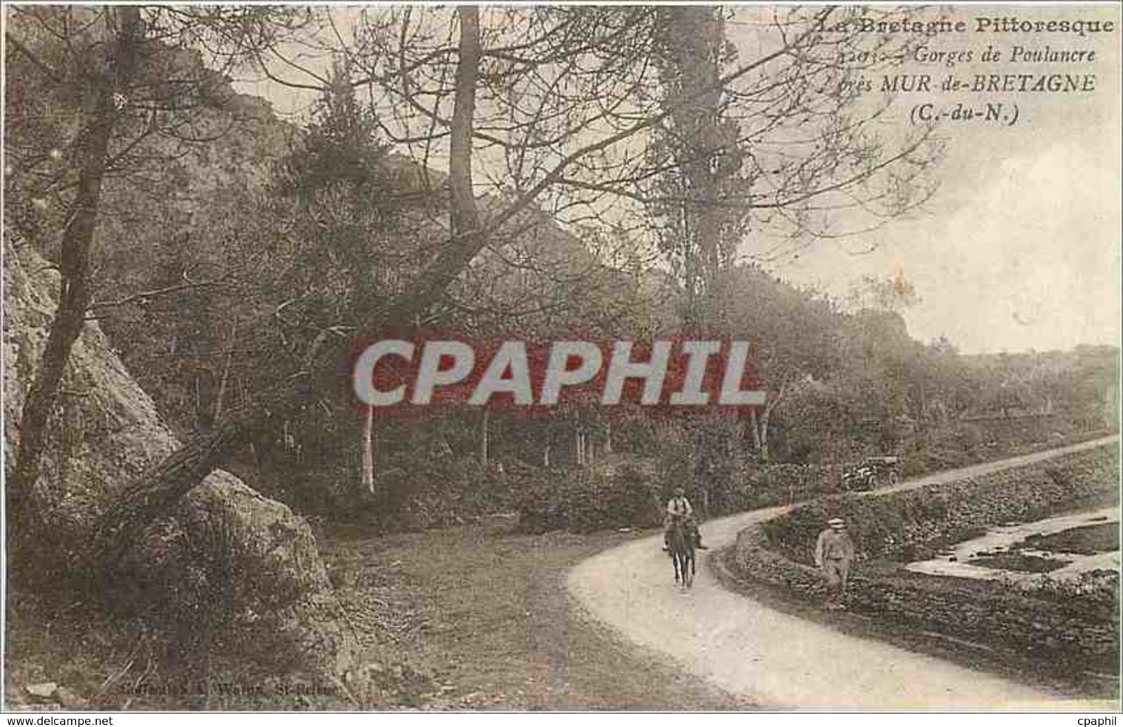 CPA Gorges De Poulancre Mur De Bretagne - Saint-Gilles-Vieux-Marché