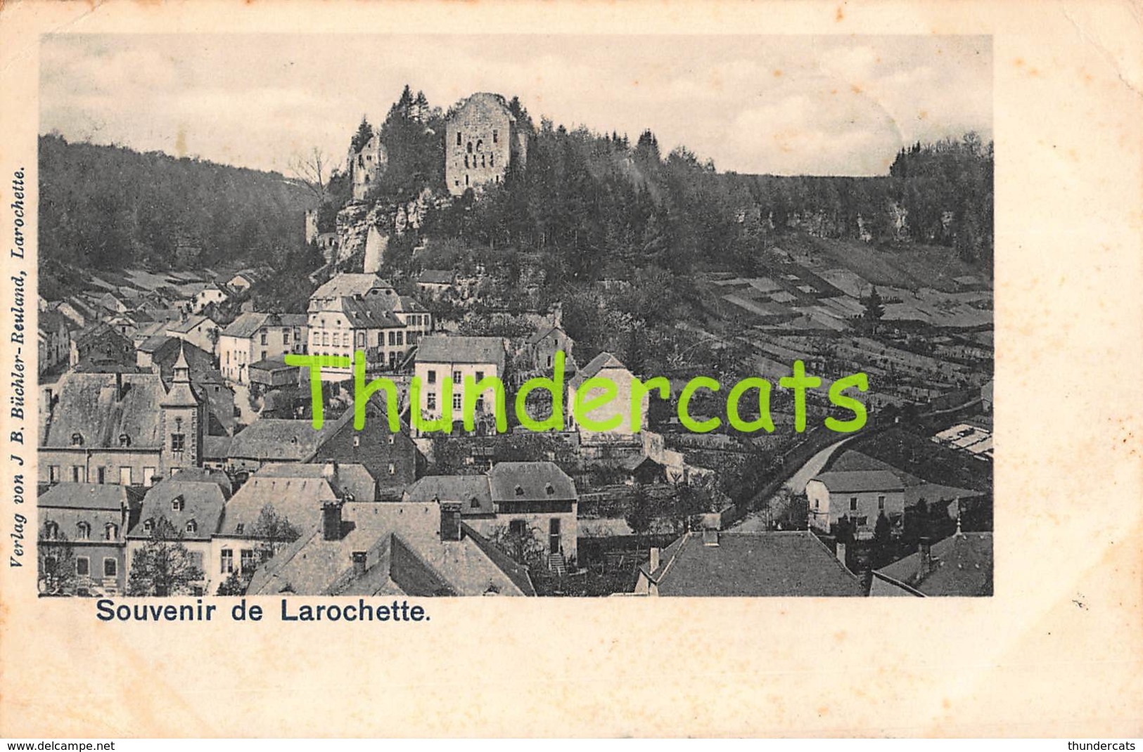 CPA SOUVENIR DE LAROCHETTE LUXEMBOURG - Fels