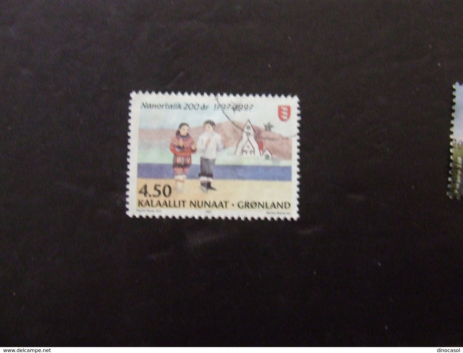 GROENLANDIA 1997 NANORTALIK 4,50 USATO - Used Stamps