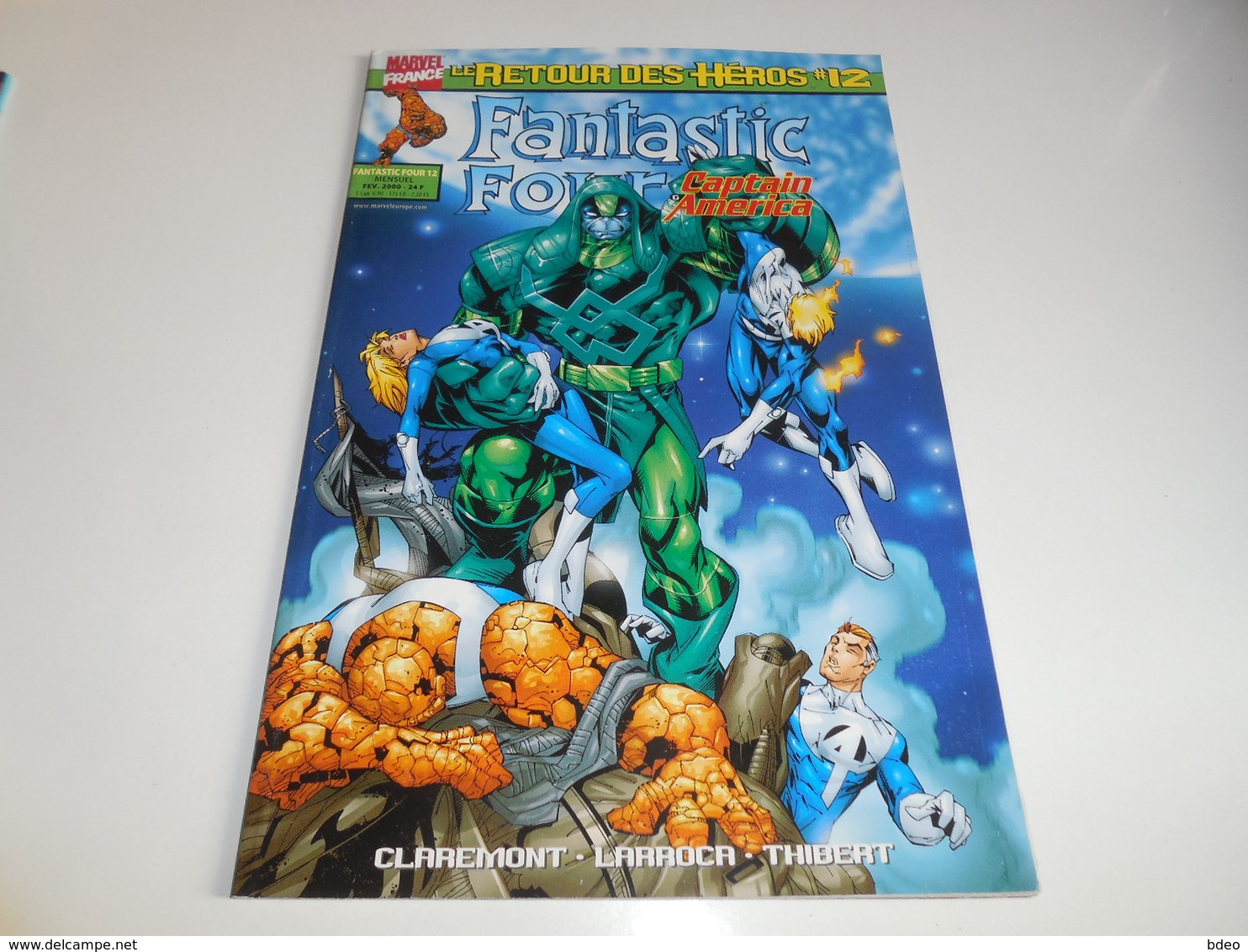 LOT FANTASTIC FOUR TOMES 1/2/3/4/5/6/7/8/9/10/11/12/ BE/ LE RETOUR DES HEROS