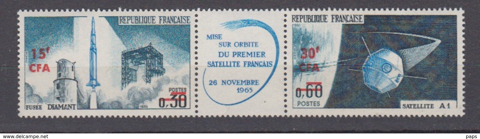 1966-N° 369A** LANCEMENT DU 1ier SATELLITE A HAMMAGUIR - Neufs