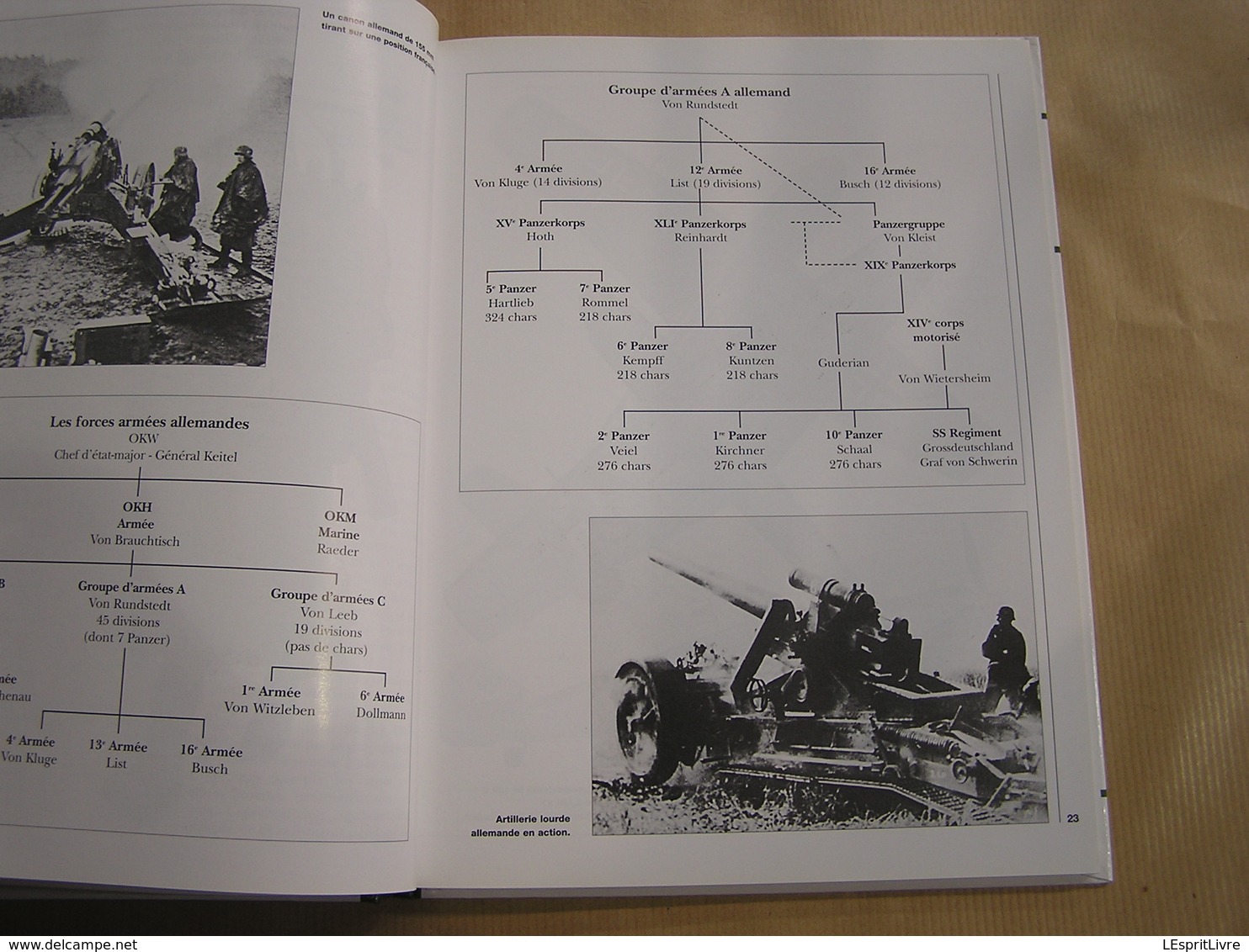 LA BATAILLE DE FRANCE L'Invasion de L'Europe de l'Ouest Guerre 40 45 Campagne Armées Meuse Rommel Dinant Sedan Cambrai