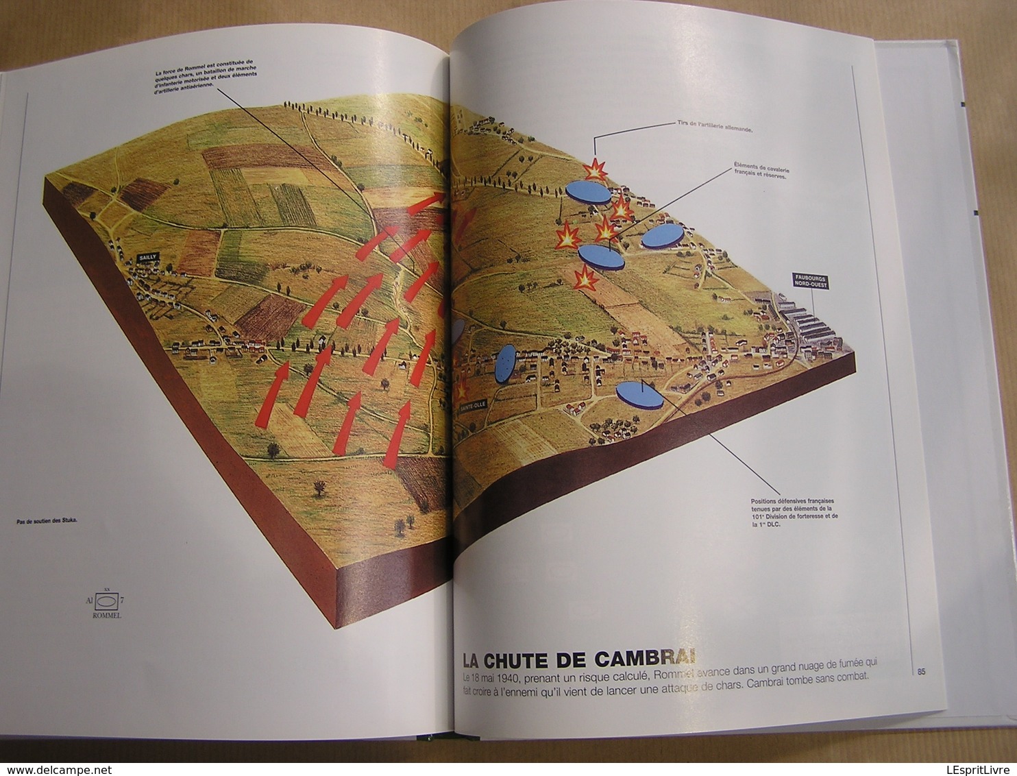 LA BATAILLE DE FRANCE L'Invasion de L'Europe de l'Ouest Guerre 40 45 Campagne Armées Meuse Rommel Dinant Sedan Cambrai