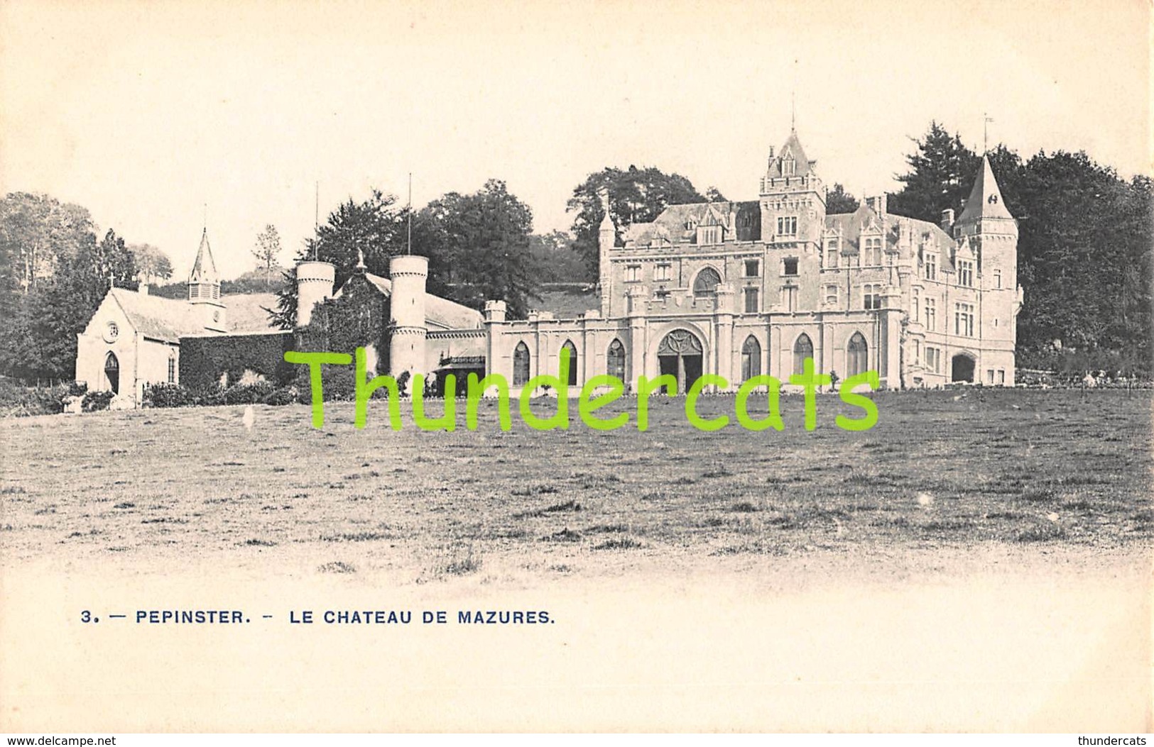 CPA   PEPINSTER LE CHATEAU DES MAZURES - Pepinster