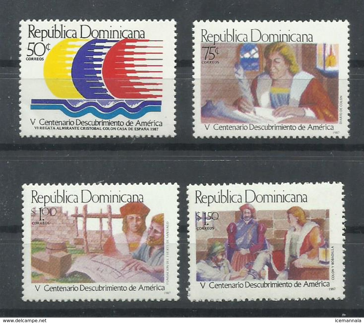 DOMINICANA  YVERT  1015/18   MNH  ** - República Dominicana