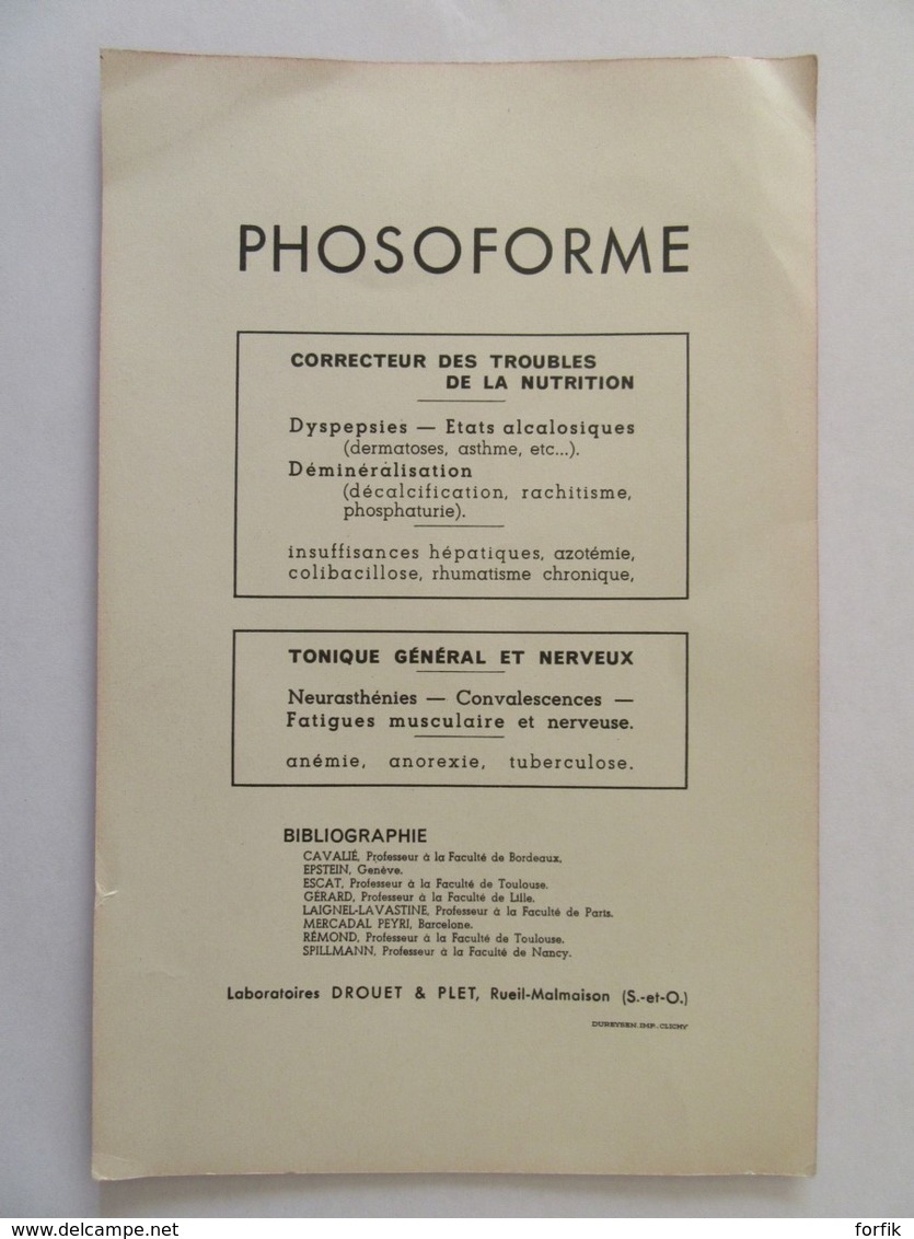 Image Phosoforme Neurasthénie - Laboratoires Drouet & Plet - Advertising
