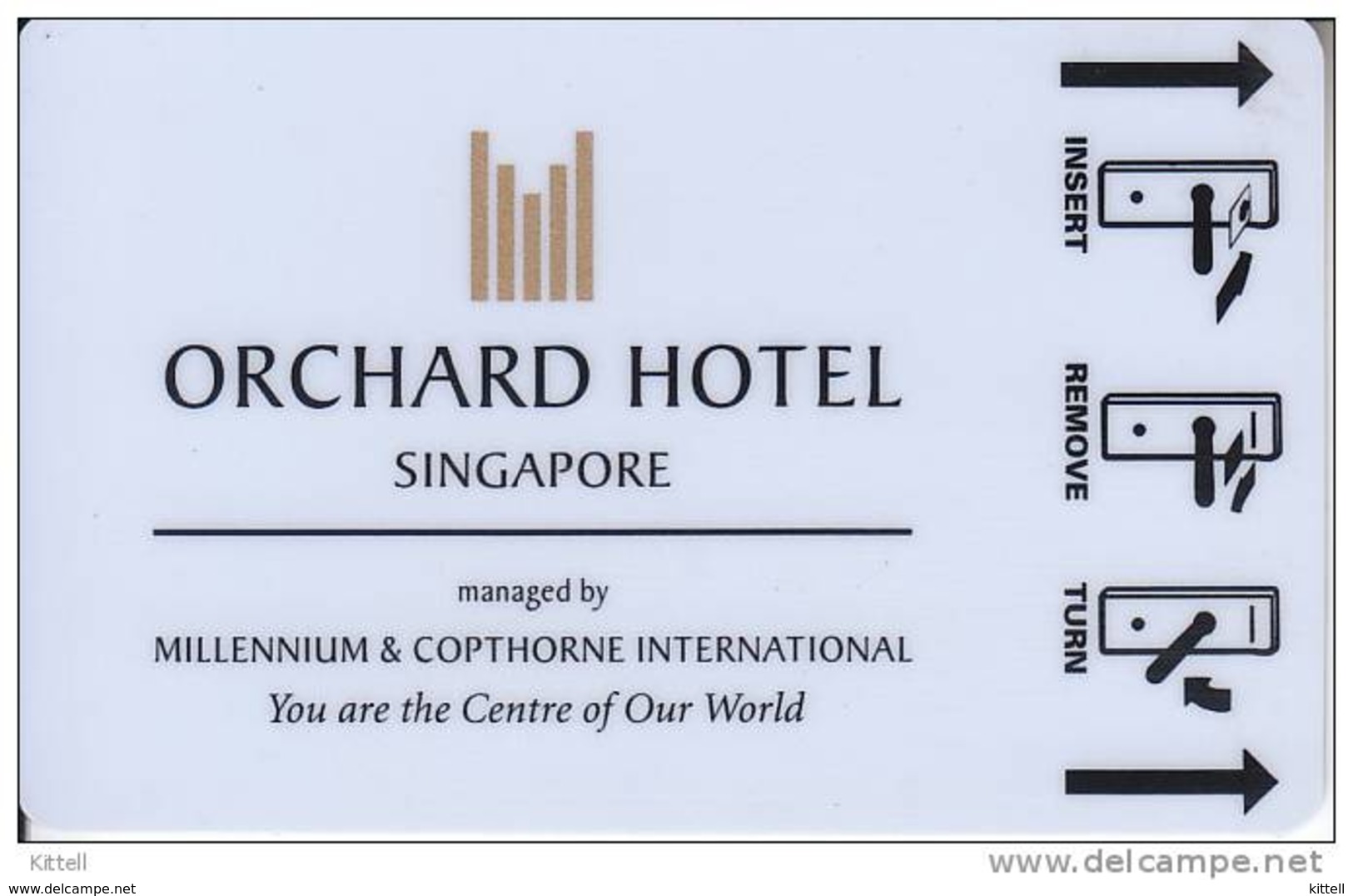 Orchard Hotel Singapore Keycard - Cartes D'hotel