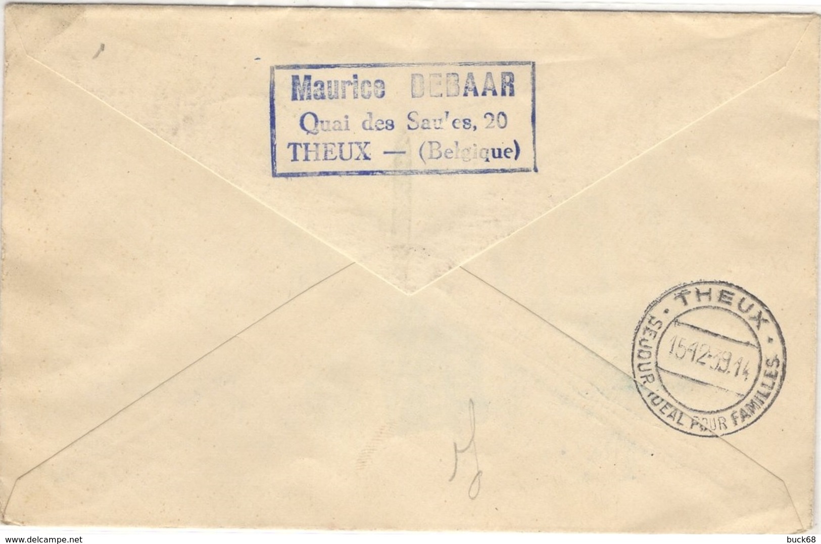 RUANDA-URUNDI 93 95 102 (o) Lettre Cover Brief Par Avion Vol Usumbura - Endebbe - Bruxelles Belgique 27 Novembre 1939 - Lettres & Documents