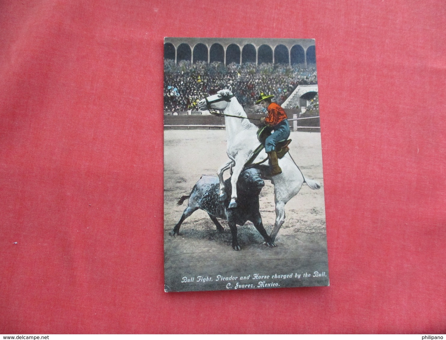 Bull Fighter Juarez Mexico        Ref 3244 - Corrida