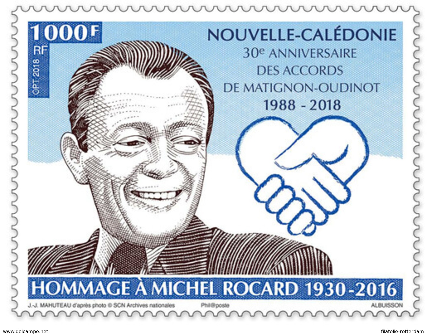 Nieuw-Caledonië / New Caledonia - Postfris / MNH - Eerbetoon Michel Rocard 2018 - Unused Stamps