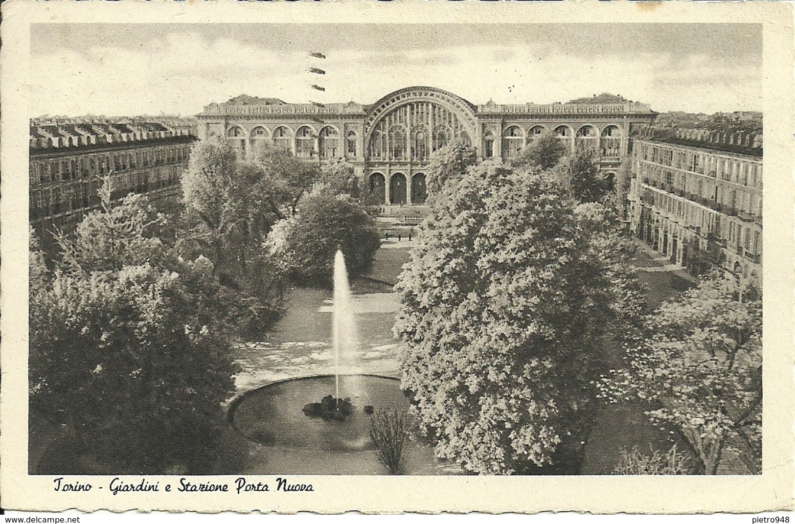 Torino (Piemonte) Giardini E Stazione Porta Nuova, Gardens And Porta Nuova Station, Jardins Et Gare Porta Nuova - Stazione Porta Nuova