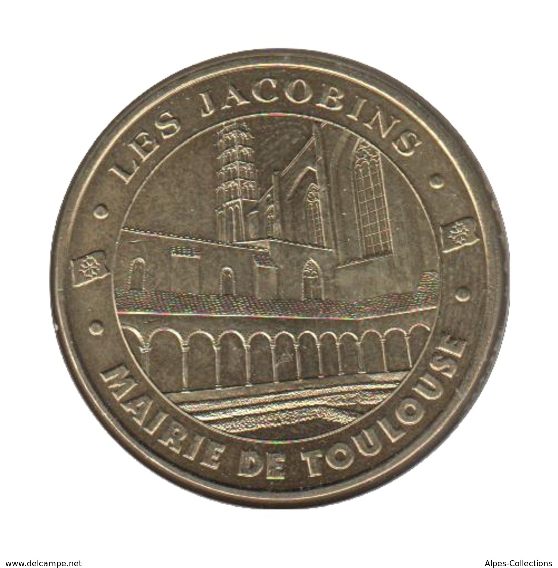 31014 - MEDAILLE TOURISTIQUE MONNAIE DE PARIS 31 - Les Jacobins Mairie De Toulouse - 2012 - 2012