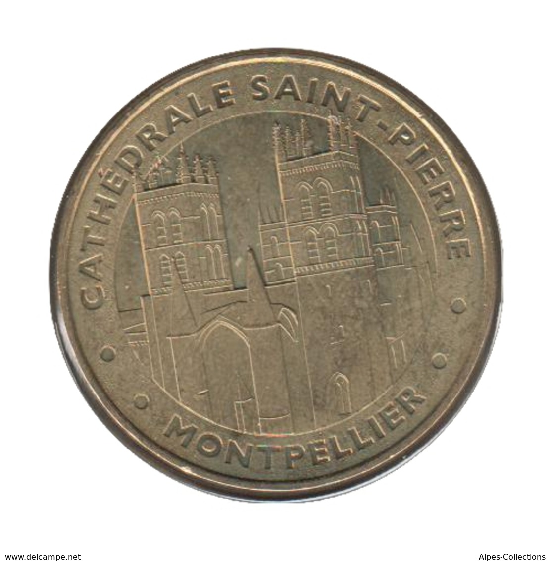 34003 - MEDAILLE TOURISTIQUE MONNAIE DE PARIS 34 - Cathédrâle Saint Pierre - 2012 - 2012