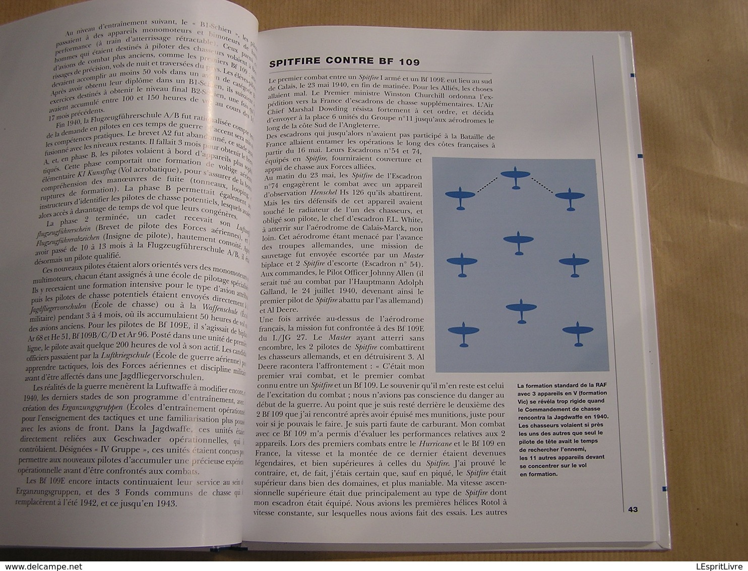 LA BATAILLE D'ANGLETERRE Le Harcèlement Aérien Guerre 40 45 Campagne Armées Anglaises RAF Aviation Spitfire Luftwaffe