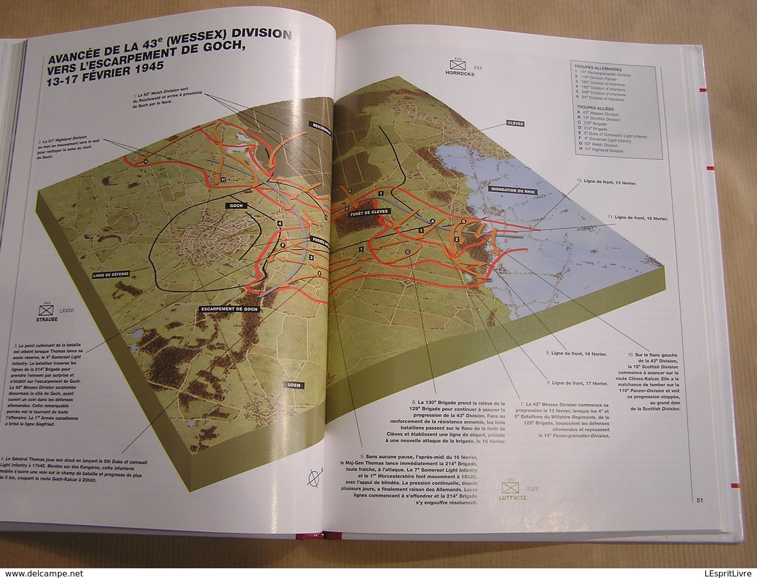 LA BATAILLE DE RHENANIE Le Dernier Champ de bataille D'Europe Guerre 40 45 Armées Allemandes Américaines Rhin Clèves