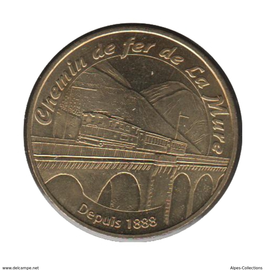 38004 - MEDAILLE TOURISTIQUE MONNAIE DE PARIS 38 - Chemin De Fer De La Mure - 2006 - 2006