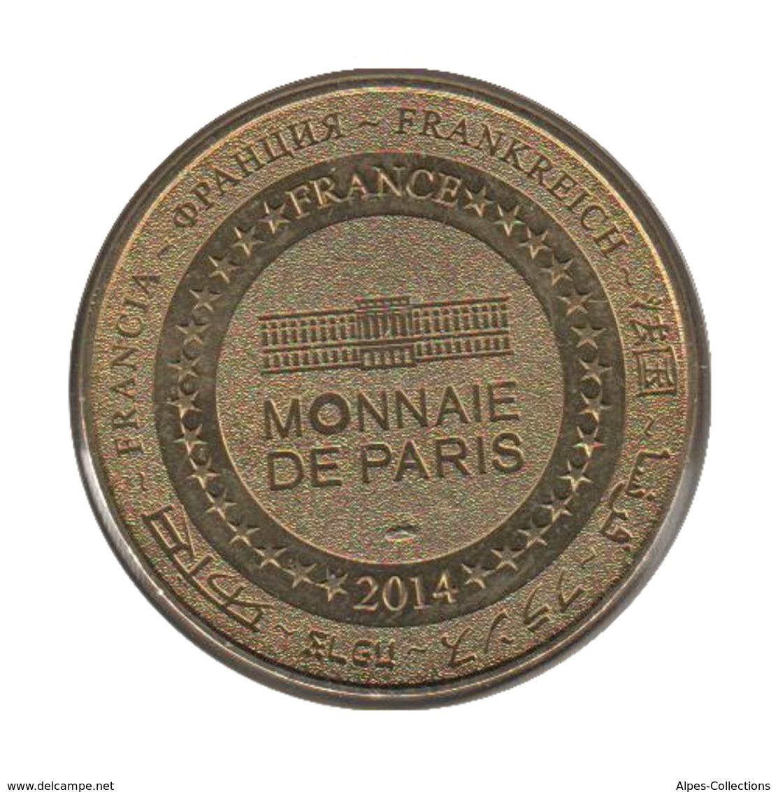 44002 - MEDAILLE TOURISTIQUE MONNAIE DE PARIS 44 - Escal'Atlantic St Nazaire - 2014 - 2014