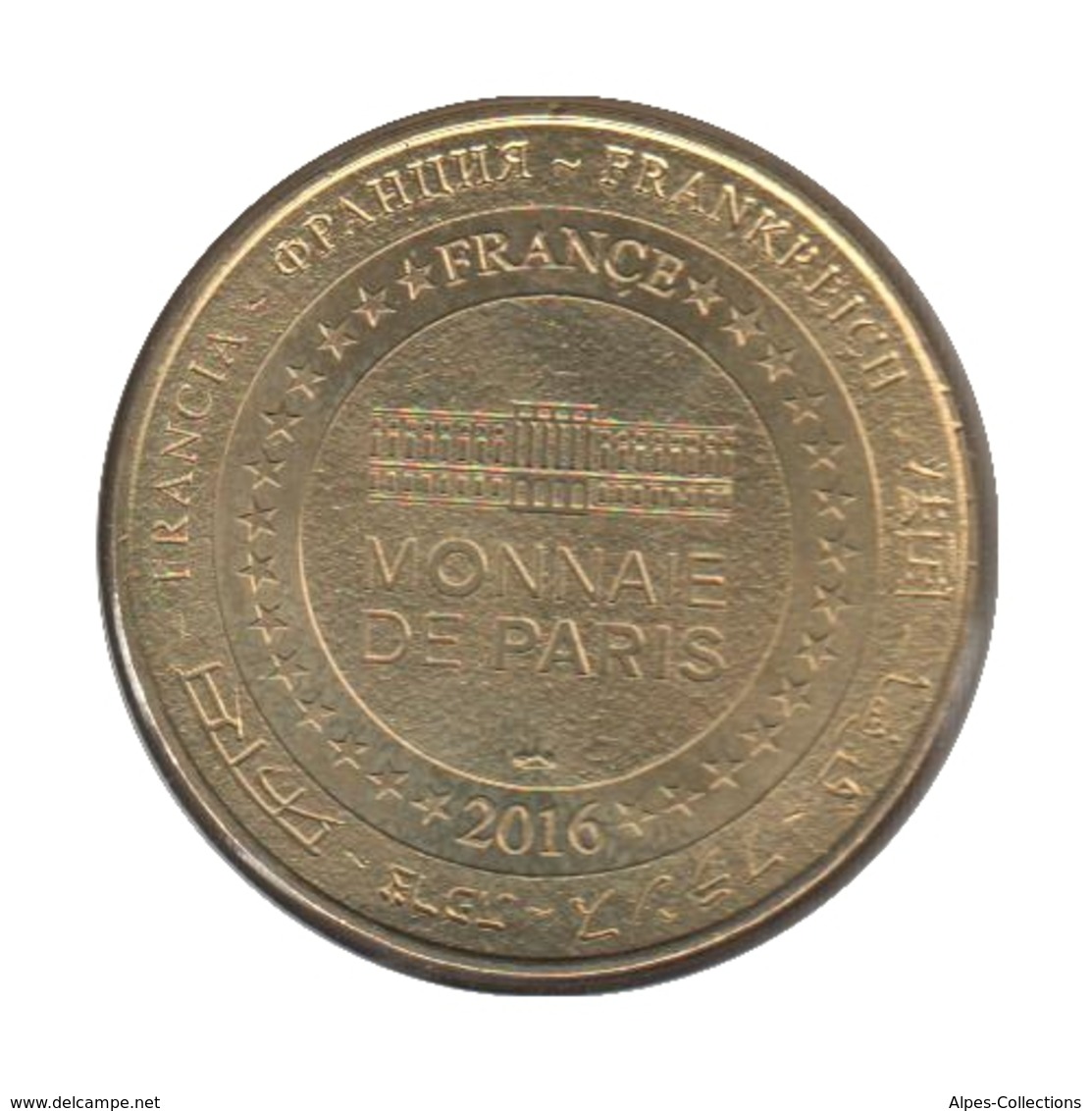 50005 - MEDAILLE TOURISTIQUE MONNAIE DE PARIS 50 - La Mère Poulard - 2016 - 2016