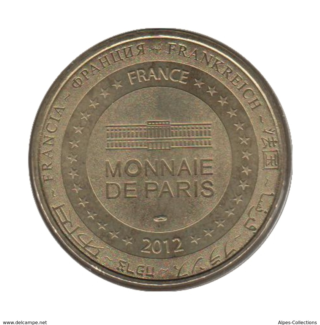 63017 - MEDAILLE TOURISTIQUE MONNAIE DE PARIS 63 - Eglise St Barthélémy - 2012 - 2012