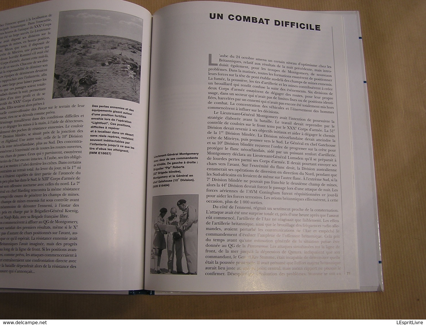 LA BATAILLE D'EL ALAMEIN Le Vent Tourne en Afrique Guerre 40 45 Armées Allemandes Anglaises Rommel Montgomery Afrika