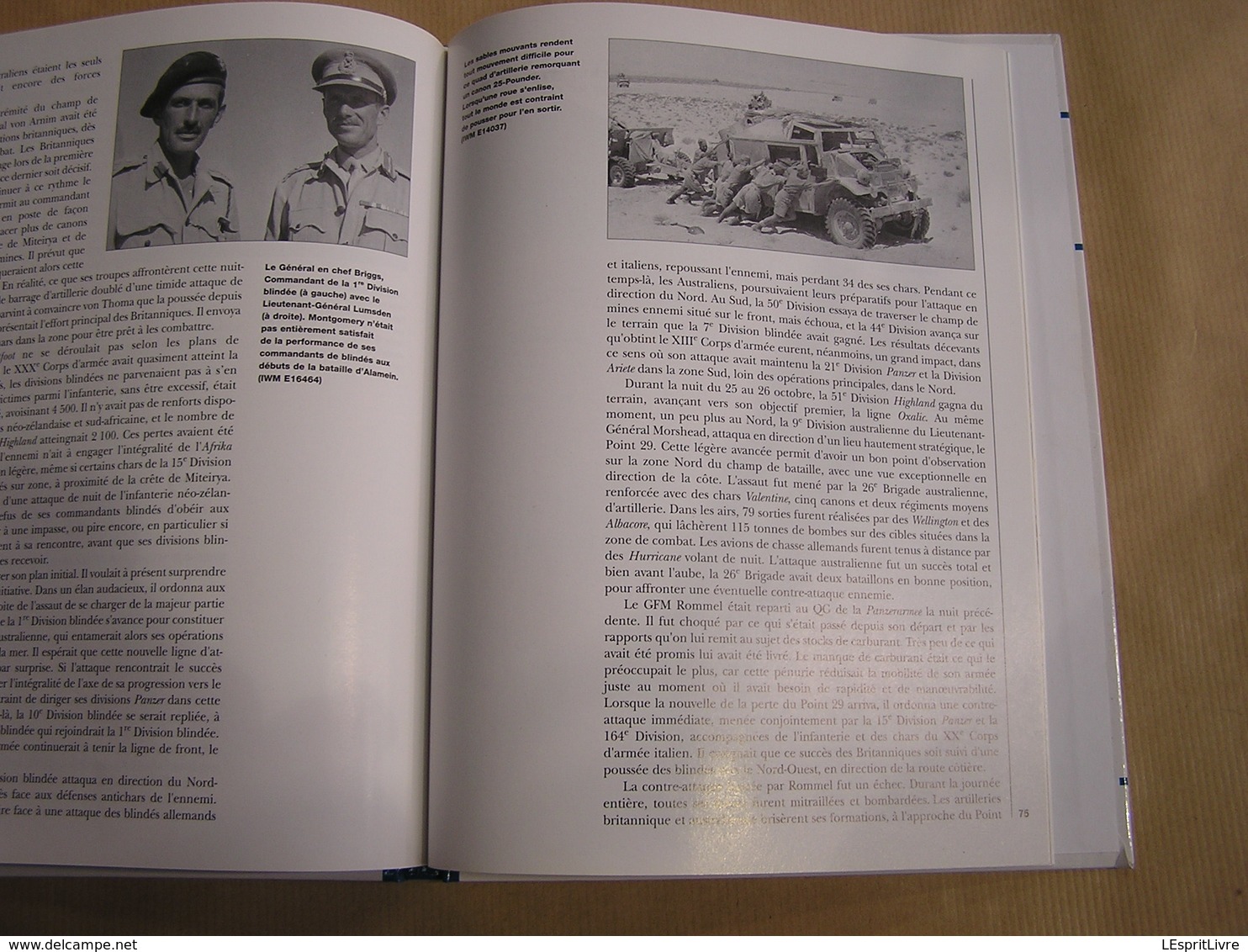 LA BATAILLE D'EL ALAMEIN Le Vent Tourne en Afrique Guerre 40 45 Armées Allemandes Anglaises Rommel Montgomery Afrika