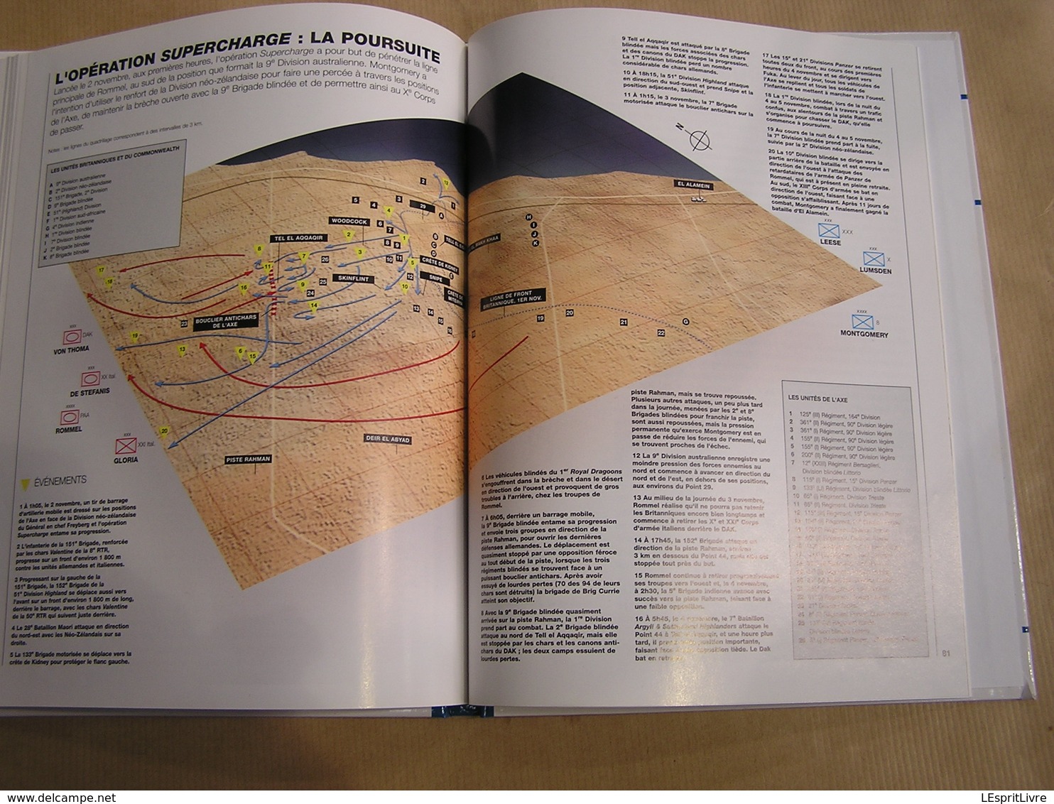 LA BATAILLE D'EL ALAMEIN Le Vent Tourne en Afrique Guerre 40 45 Armées Allemandes Anglaises Rommel Montgomery Afrika