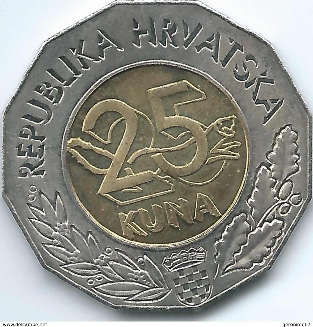 Croatia - 25 Kuna - 2004 - European Union Candidature - KM78 - Kroatië