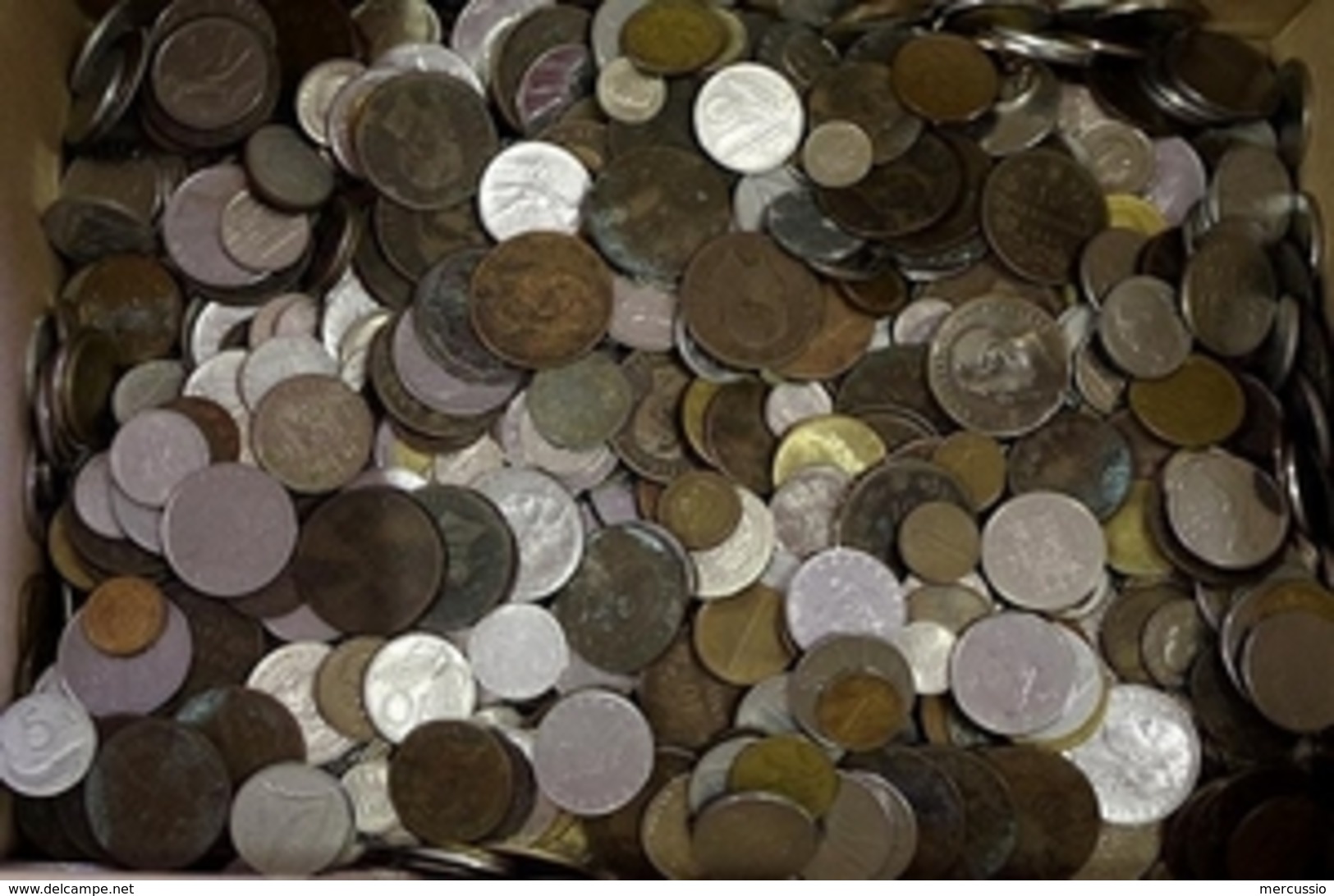 LOT 5 KILOS MONNAIES ITALIENNES - Mezclas - Monedas