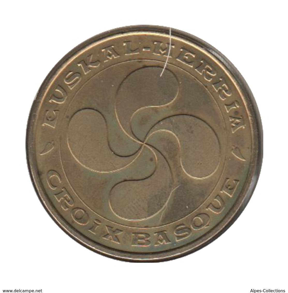 64012 - MEDAILLE TOURISTIQUE MONNAIE DE PARIS 64 - Croix Basque - 2011 - 2011