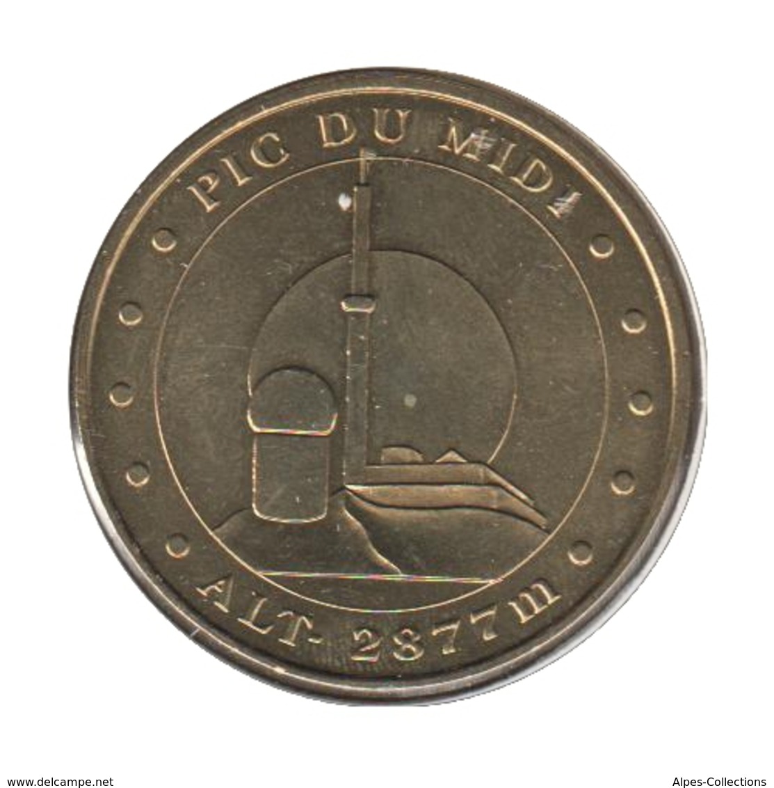 65006 - MEDAILLE TOURISTIQUE MONNAIE DE PARIS 65 - Pic Du Midi - 2010 - 2010