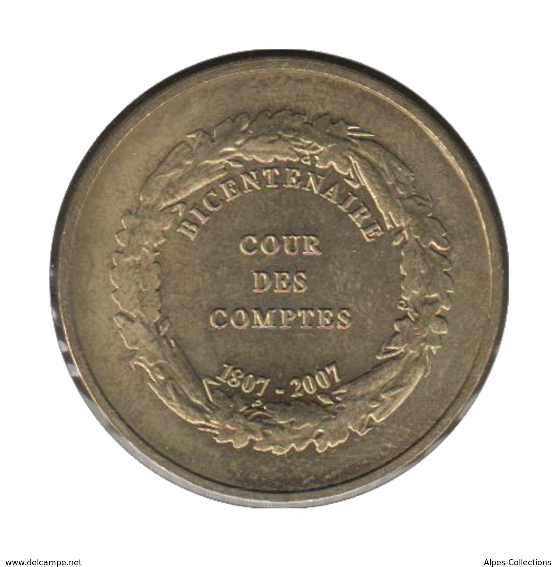 75026 - MEDAILLE TOURISTIQUE MONNAIE DE PARIS 75 - Palais Cambon - 2007 - 2007