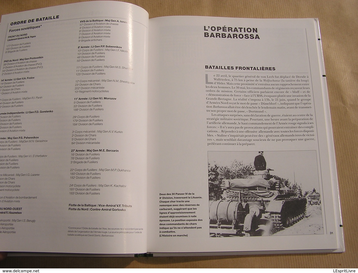 OPERATION BARBAROSSA ( 2 ) L'Offensive au Nord vers Léningrad Guerre 40 45 Armées Allemandes Russes Campagne Russie