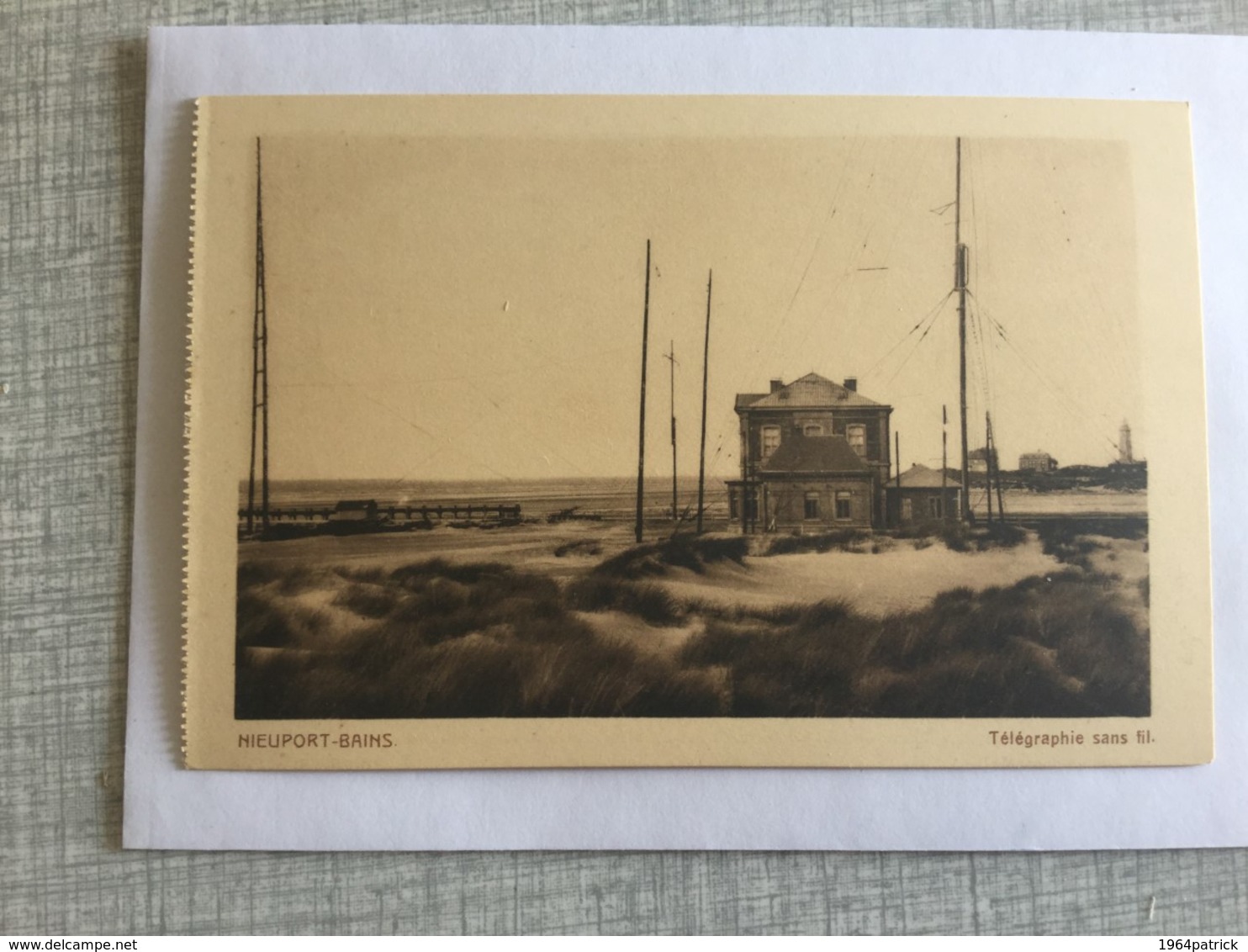 NIEUWPOORT   NIEUPORT BAINS TELEGRAPHIE SANS FIL - Nieuwpoort