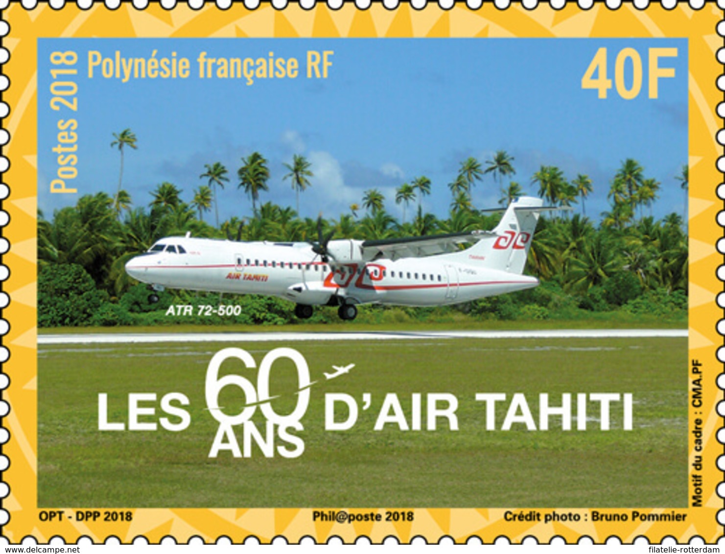 Frans-Polynesië / French Polynesia - Postfris / MNH - Complete Set 60 Jaar Air Tahiti 2018 - Nuevos