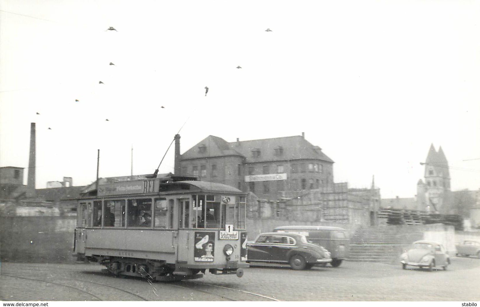 ALLEMAGNE - COBLENCE  - TRAMWAY -  PHOTO ORIGINALE - Koblenz