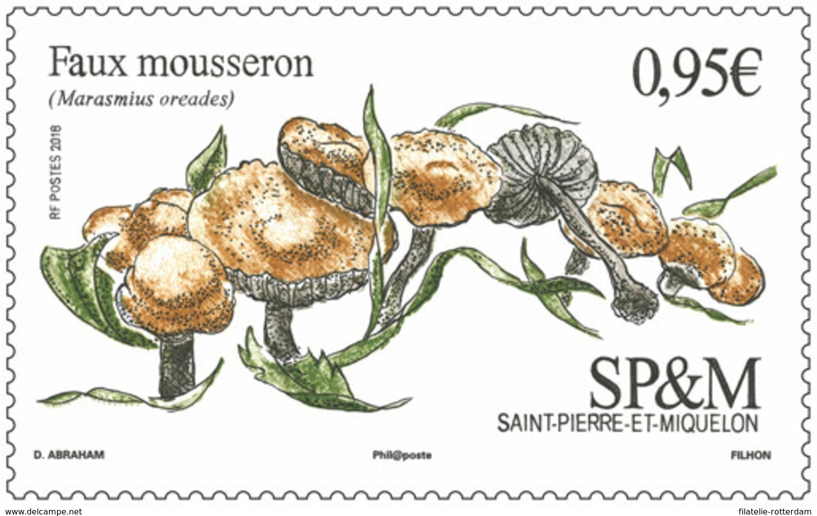 Saint Pierre Et Miquelon - Postfris / MNH - Paddenstoelen 2018 - Unused Stamps