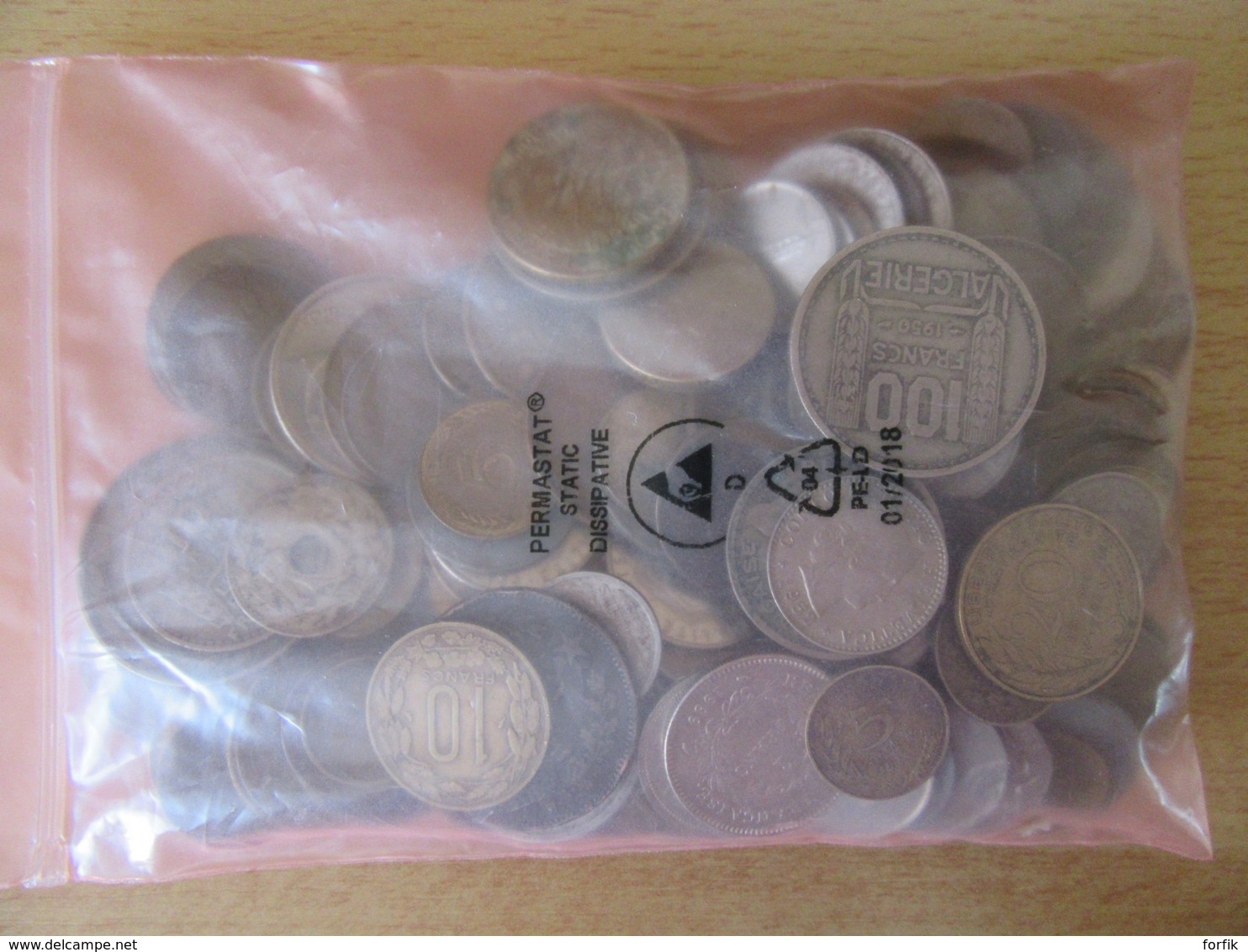 France / Etranger - Petit Vrac De 655 Grammes De Monnaies Modernes - Qqles Monnaies 19e Siècle - Lots & Kiloware - Coins