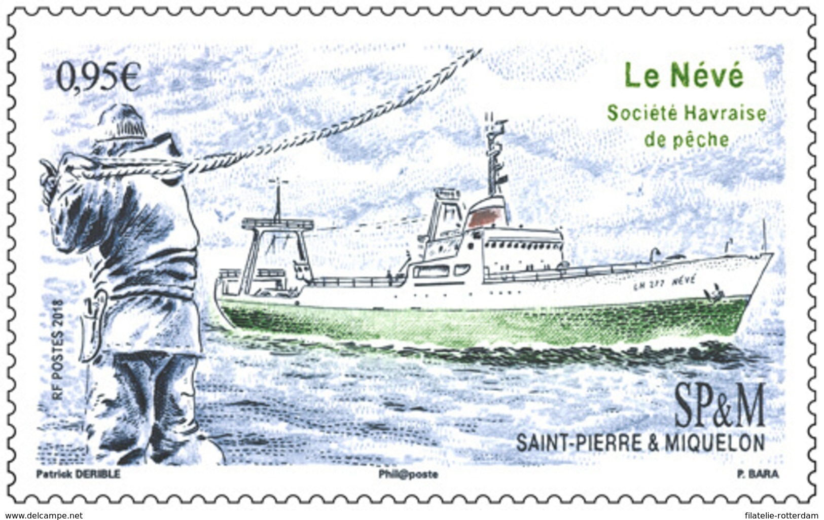 Saint Pierre Et Miquelon - Postfris / MNH - Vissersschepen 2018 - Unused Stamps