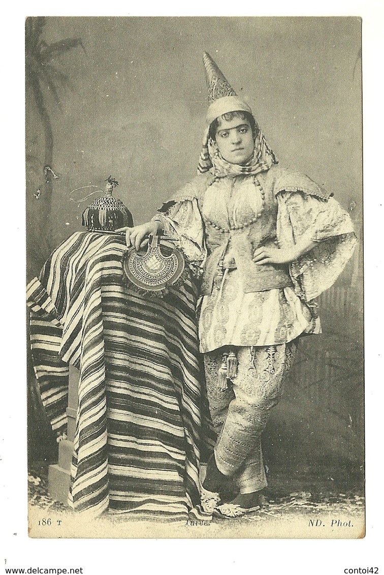 FEMME JUIVE TYPE JUIF COSTUME DE FETE ETHNIE CULTURE RELIGION JUDAISME JUDAICA - Afrique