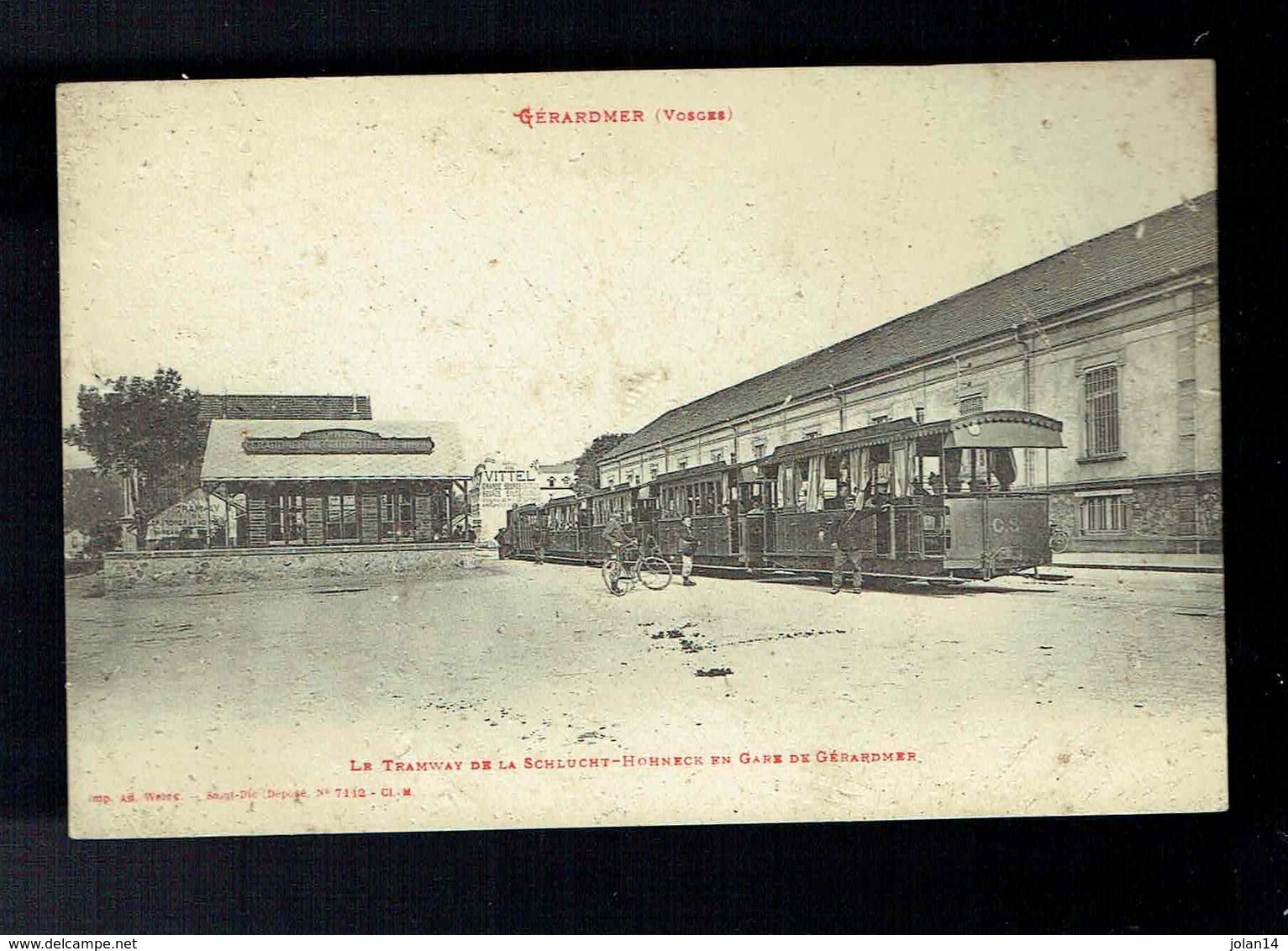 CPA 88 - Gérardmer - Tramway  Hohneck  La Schlucht En Gare De Gérardmer - Weick St Dié - Gerardmer