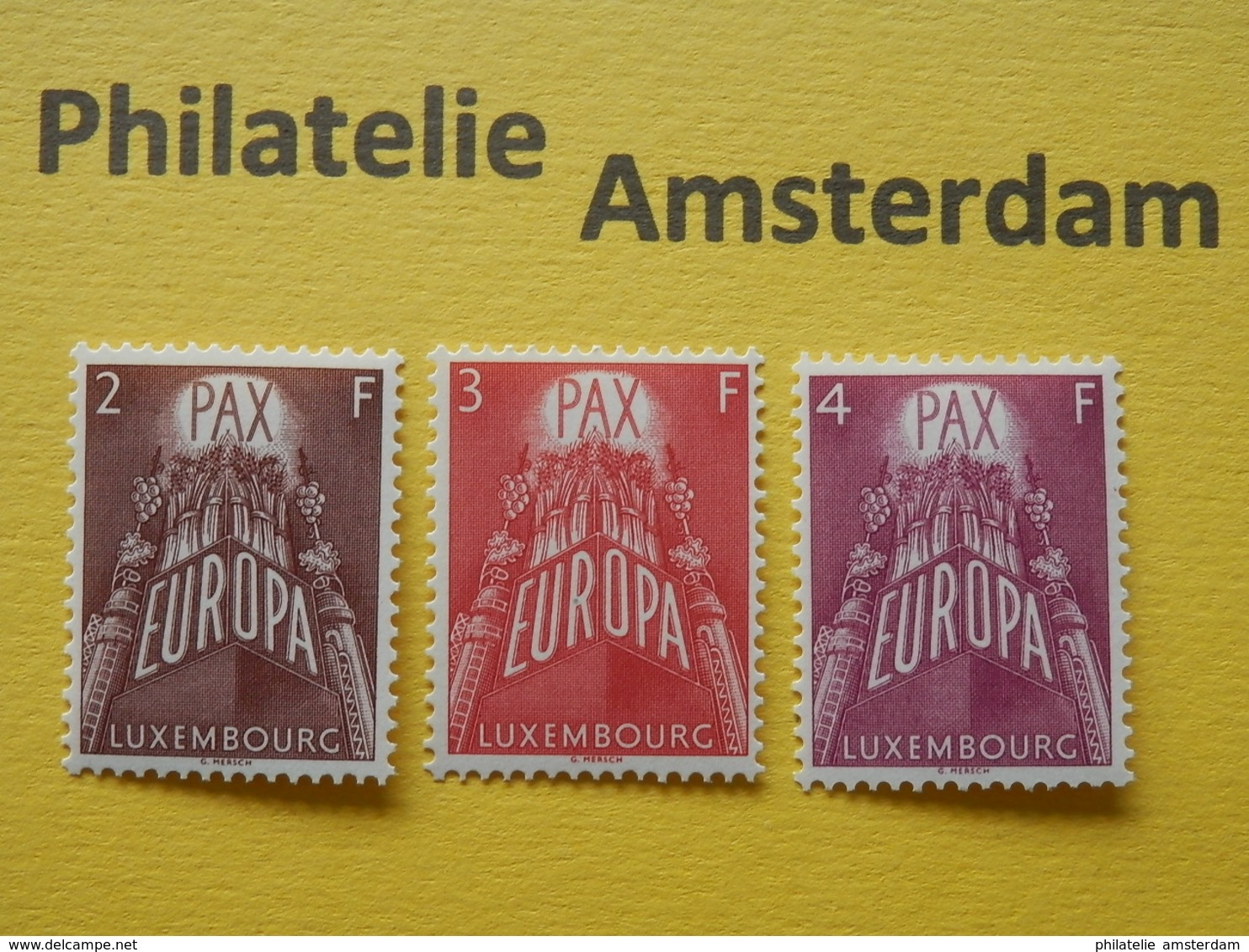 Luxembourg 1957, EUROPA / PAX: Mi 572-74, ** - Europese Gedachte