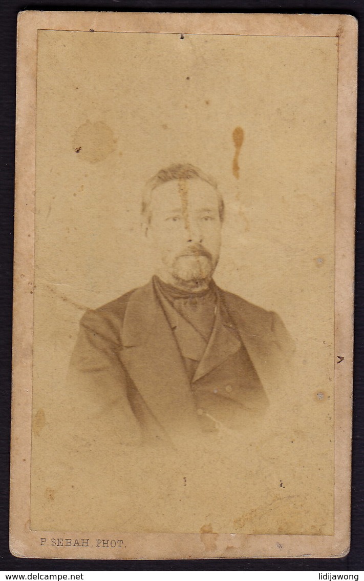 TURKEY CONSTANTINOPLE - ABDULLAH FRERES - CDV PHOTO 10 X 6 Cm (see Sales Conditions) - Oud (voor 1900)