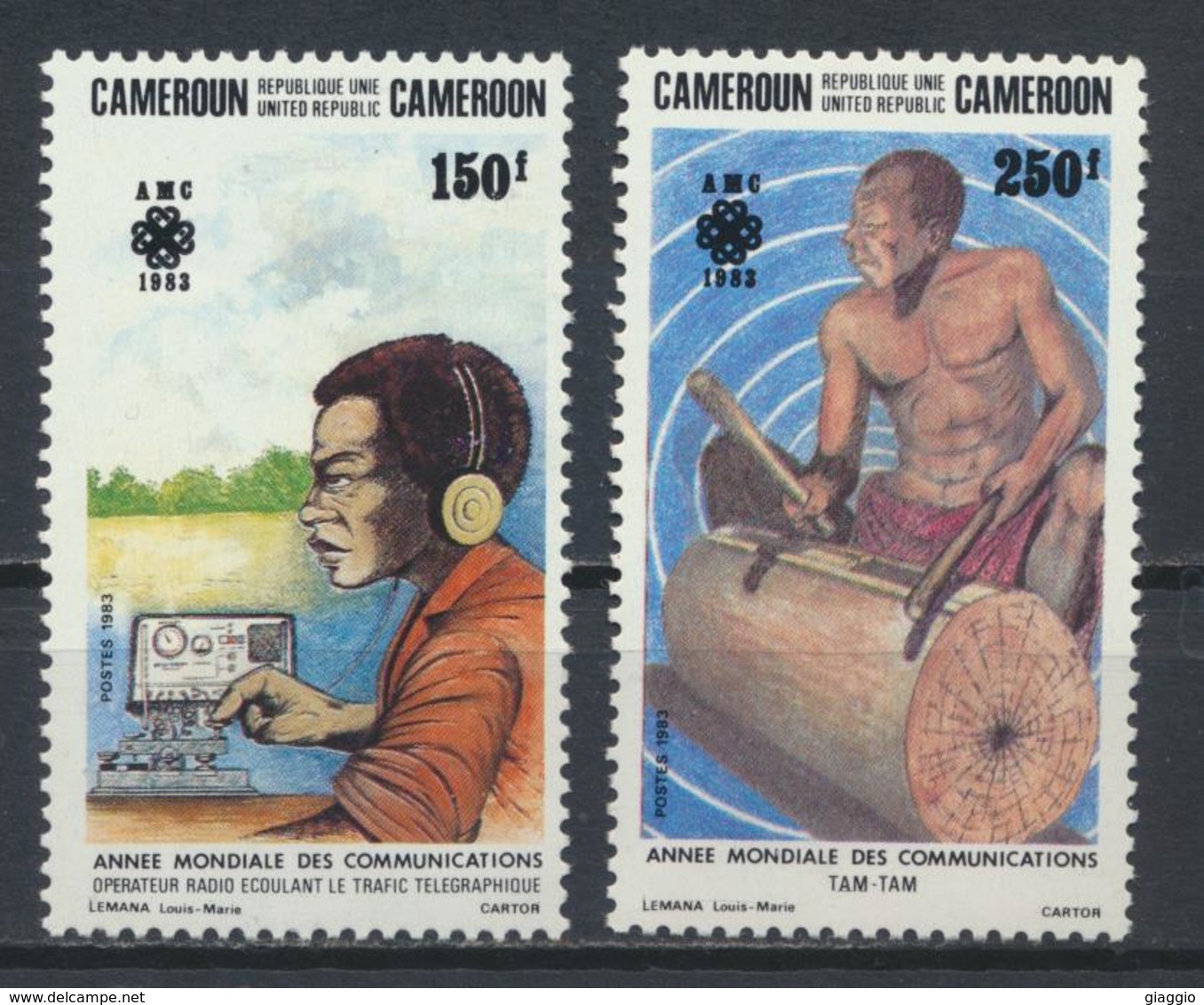 °°° CAMERUN - Y&T N°726/27 - 1983 MNH °°° - Burkina Faso (1984-...)