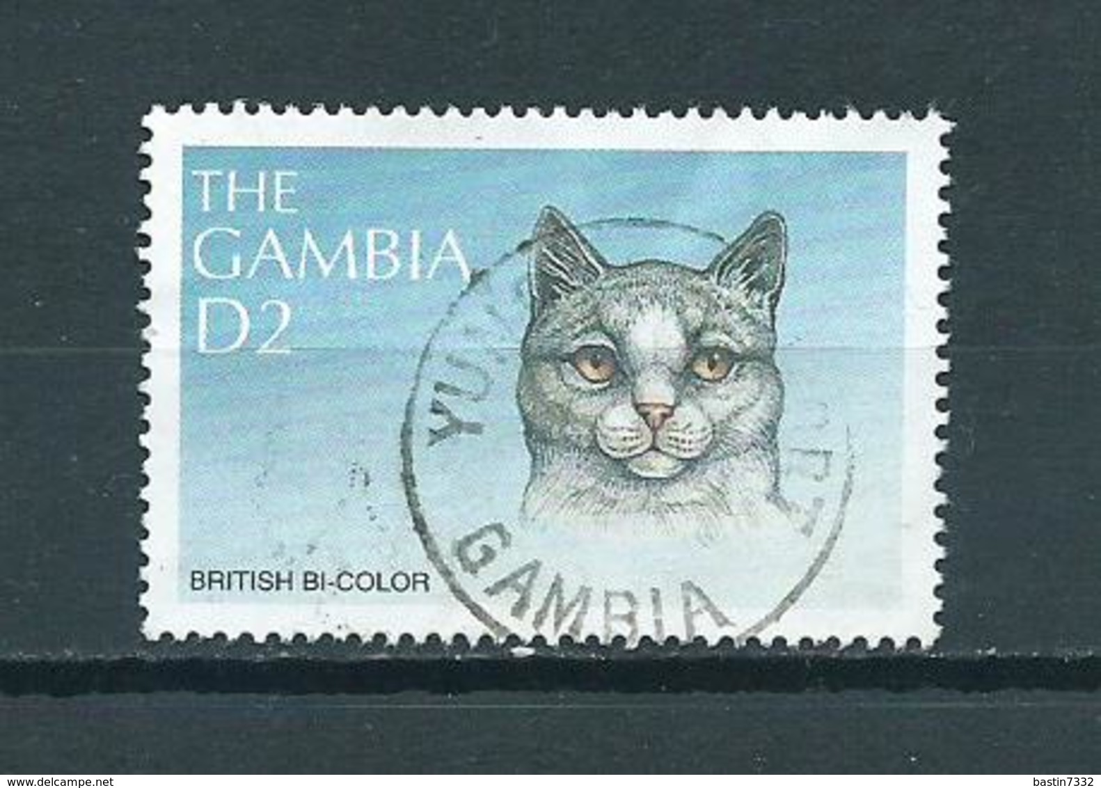 1997 Gambia Cats,animals,dieren Used/gebruikt/oblitere - Gambia (1965-...)