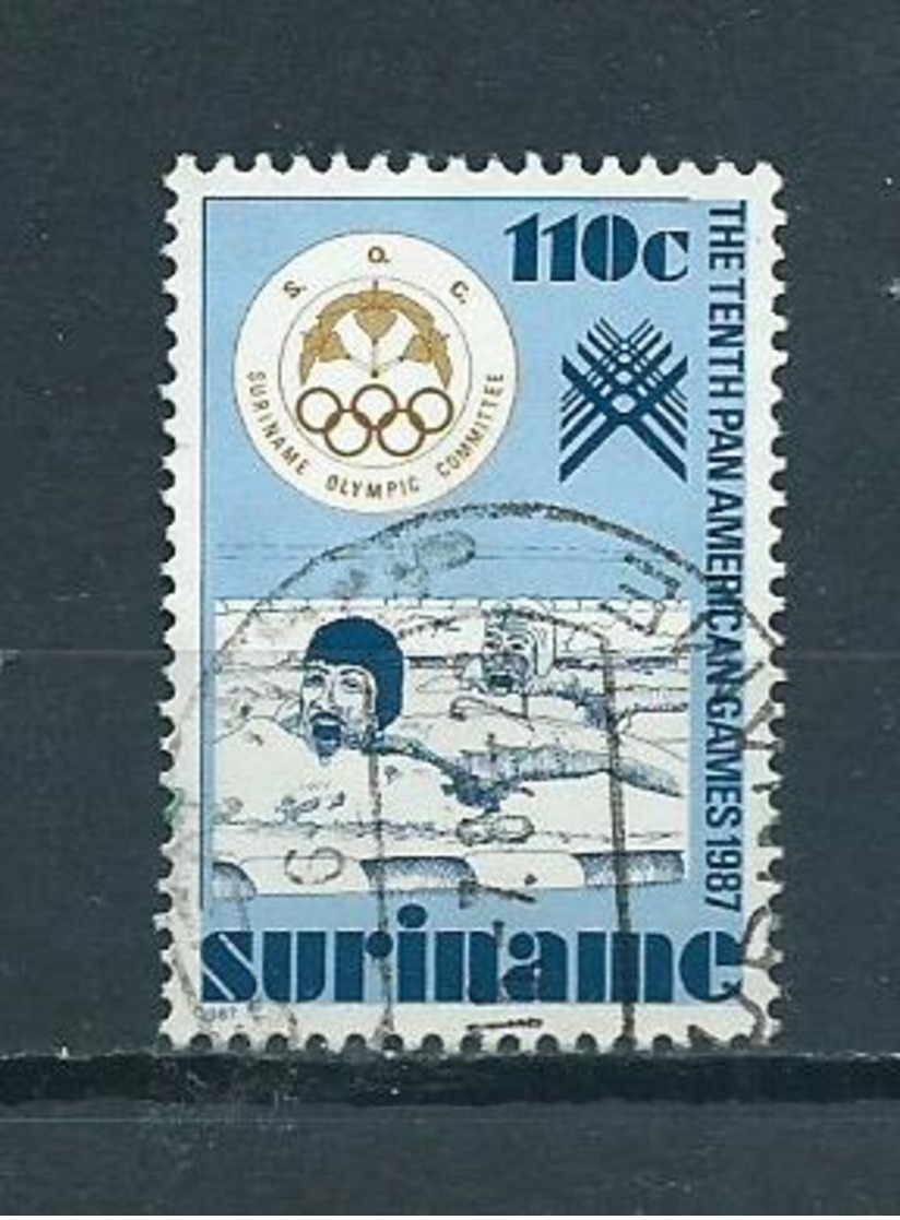 1987 Suriname Panamerican Games Used/gebruikt/oblitere - Suriname