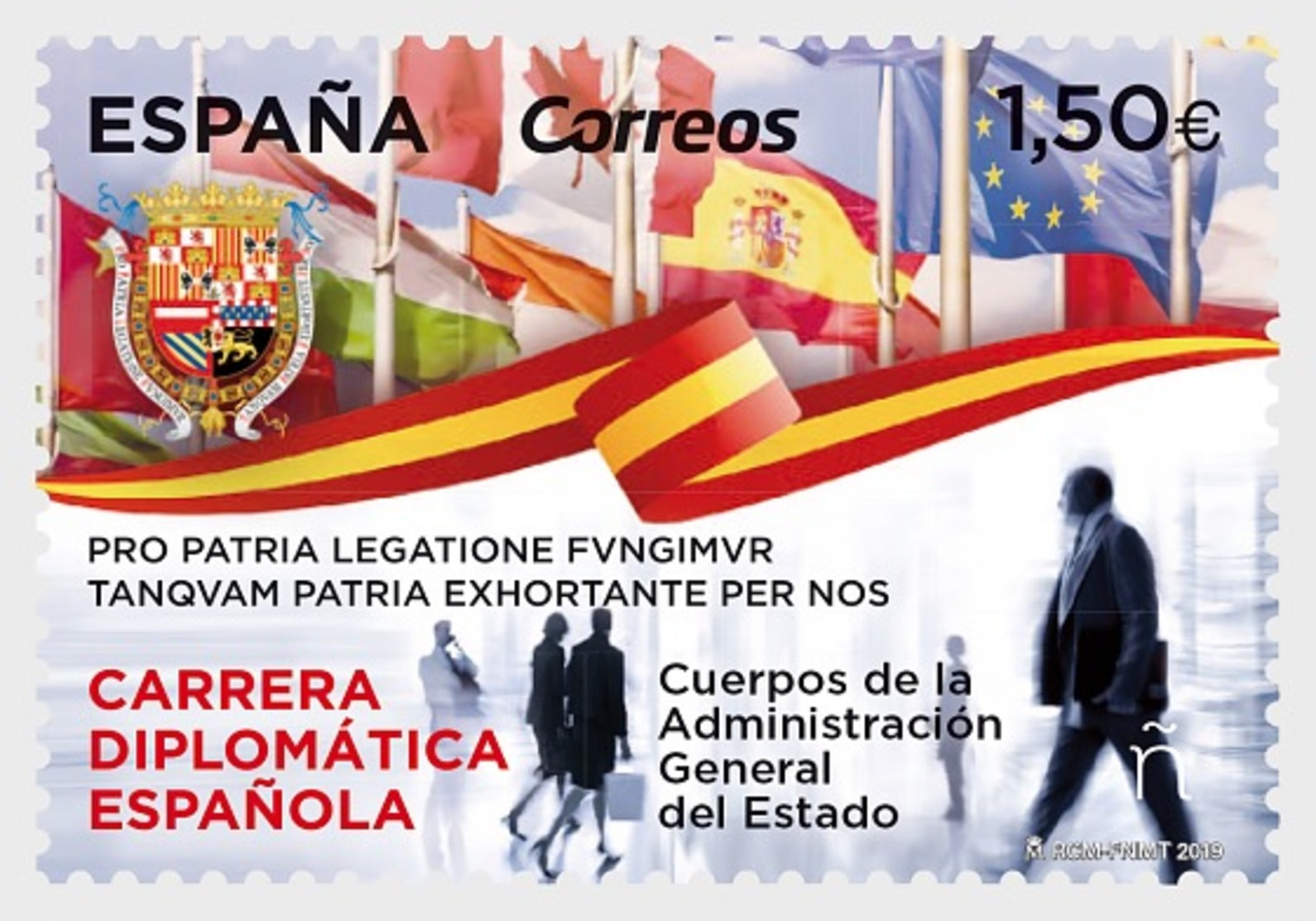 H01 Andorra Spain 2019 Spanish Diplomatic Career MNH Postfrisch - Unused Stamps