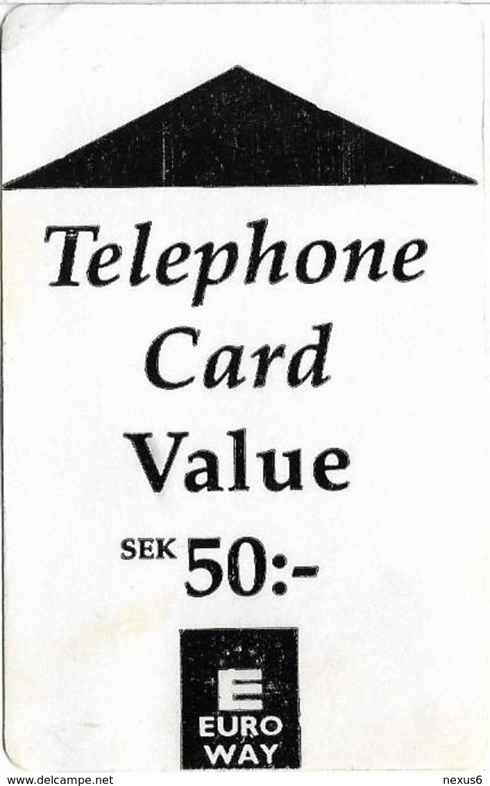 Finland - Teleste - Telephone Card Value E Euroway 50Sek, Used - Finlande