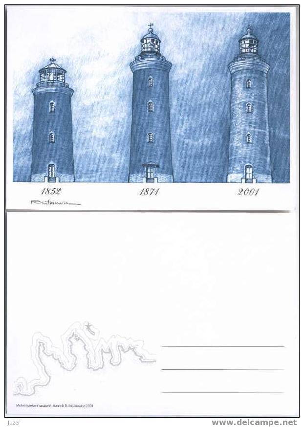 Estonia: Mohni LIGHTHOUSE. Modern Postcard - Estland